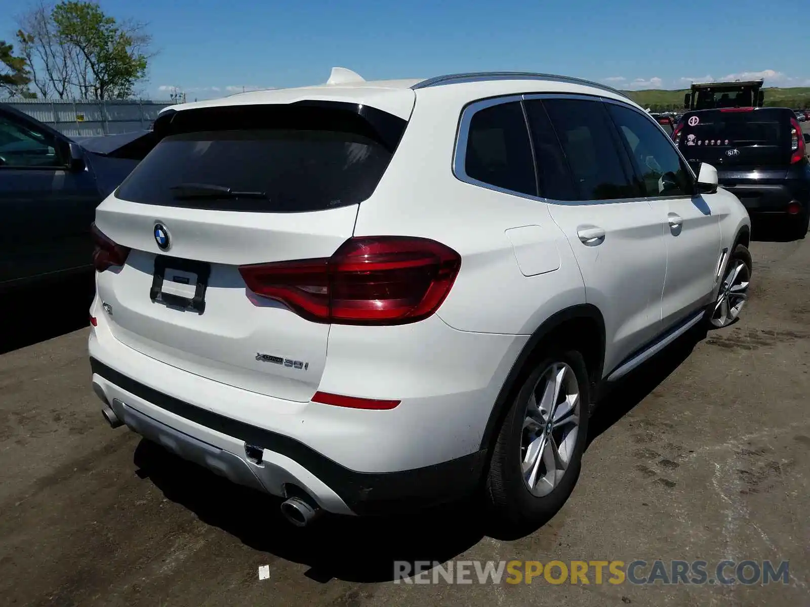 4 Photograph of a damaged car 5UXTY5C04M9F46480 BMW X3 2021