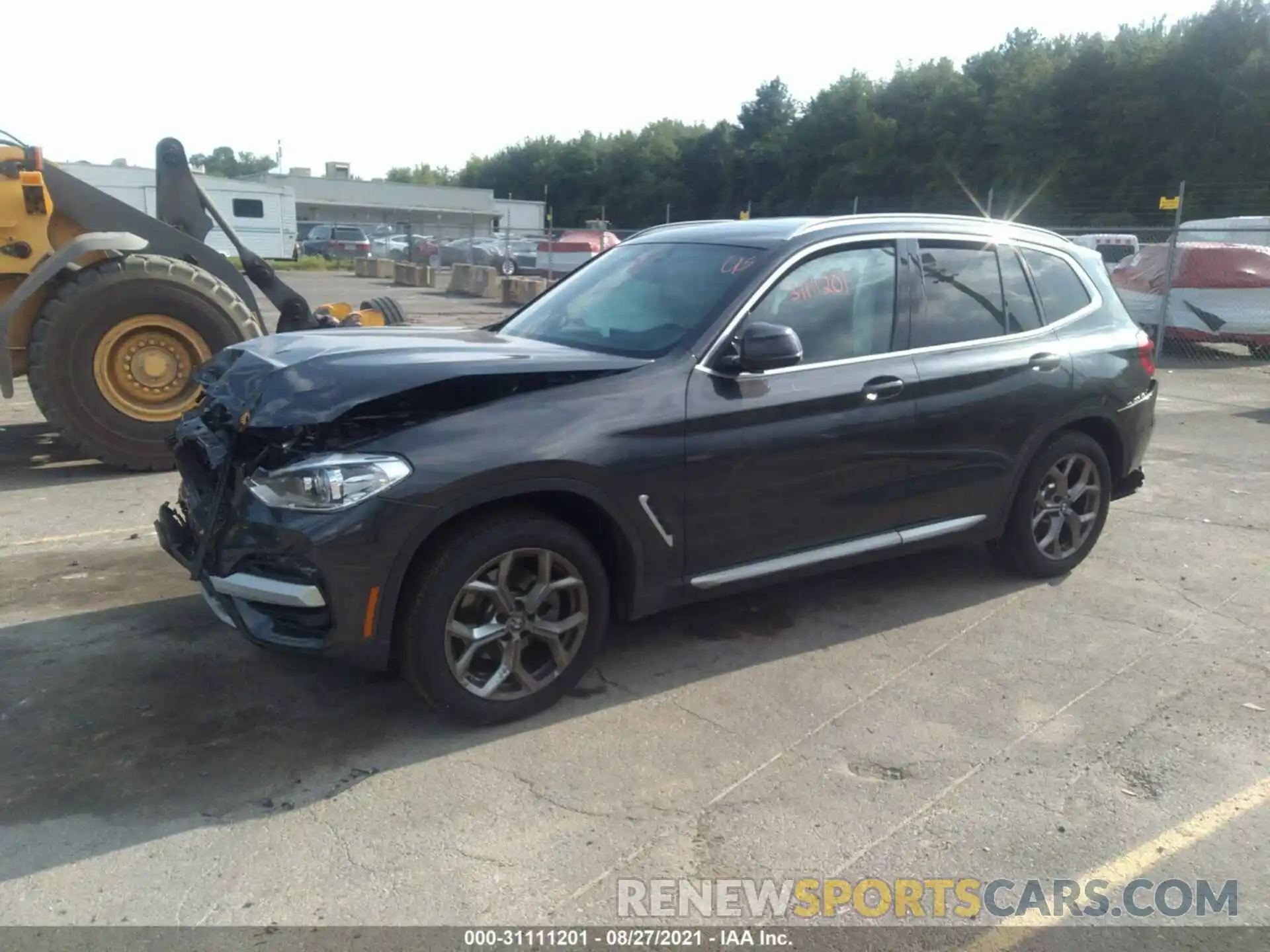 2 Photograph of a damaged car 5UXTY5C04M9F54143 BMW X3 2021