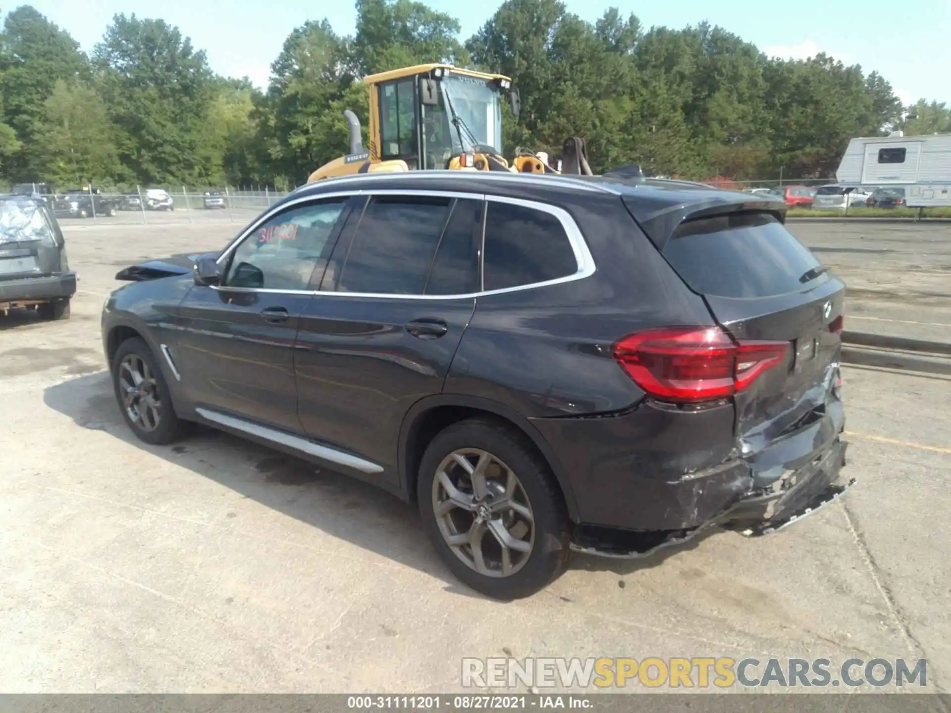 3 Photograph of a damaged car 5UXTY5C04M9F54143 BMW X3 2021