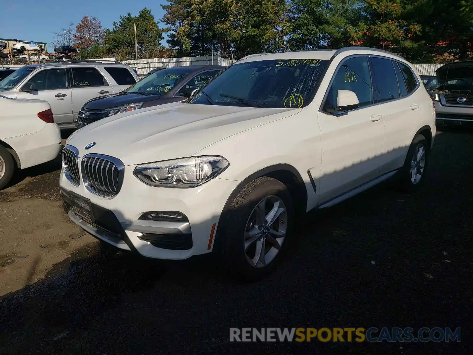 2 Photograph of a damaged car 5UXTY5C04M9F93606 BMW X3 2021