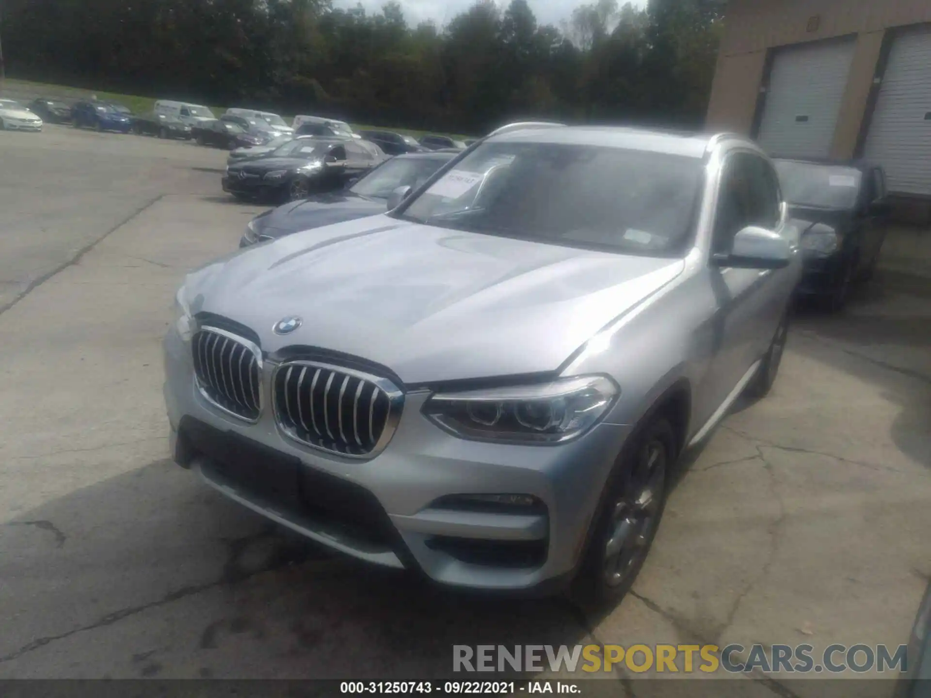 2 Photograph of a damaged car 5UXTY5C04M9G31450 BMW X3 2021