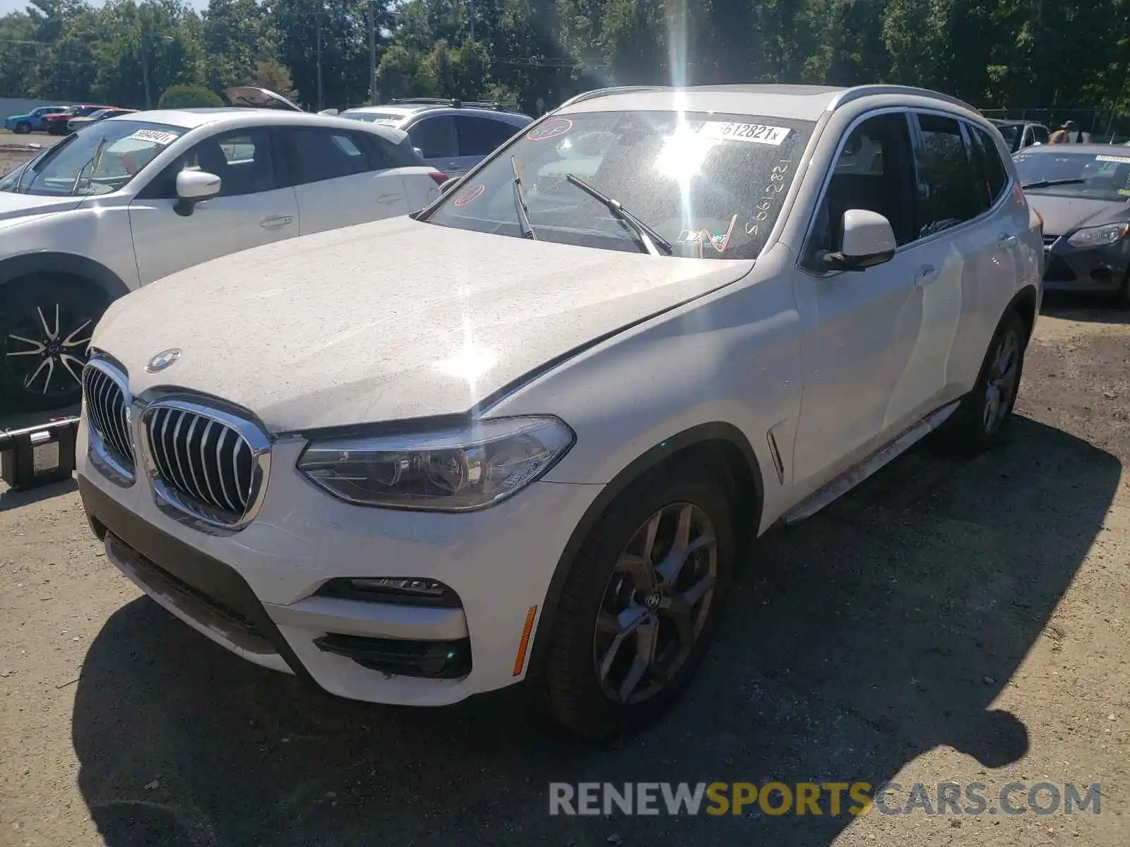 2 Photograph of a damaged car 5UXTY5C04M9G32985 BMW X3 2021