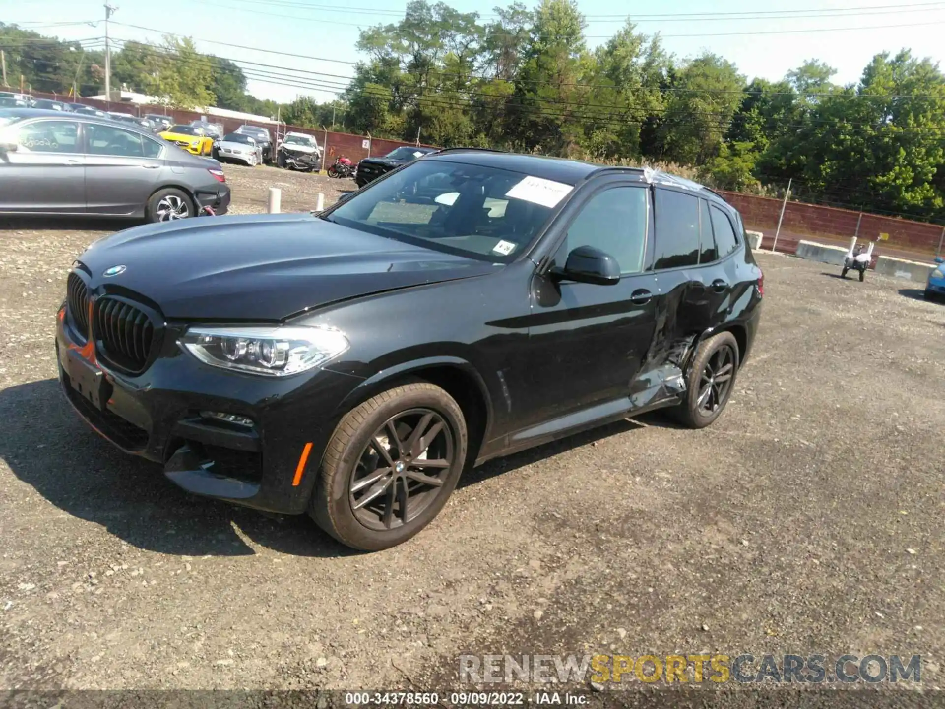 2 Photograph of a damaged car 5UXTY5C04M9G63069 BMW X3 2021