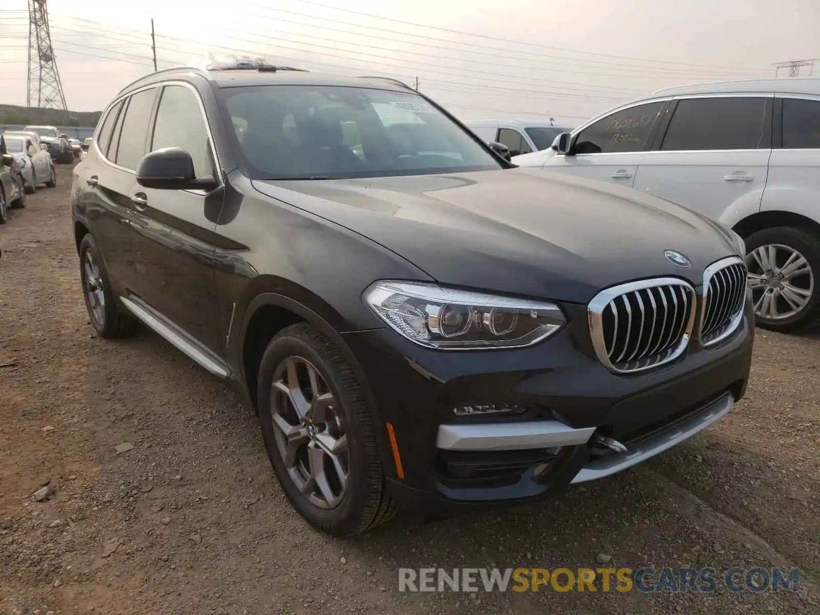 1 Photograph of a damaged car 5UXTY5C04M9G87369 BMW X3 2021