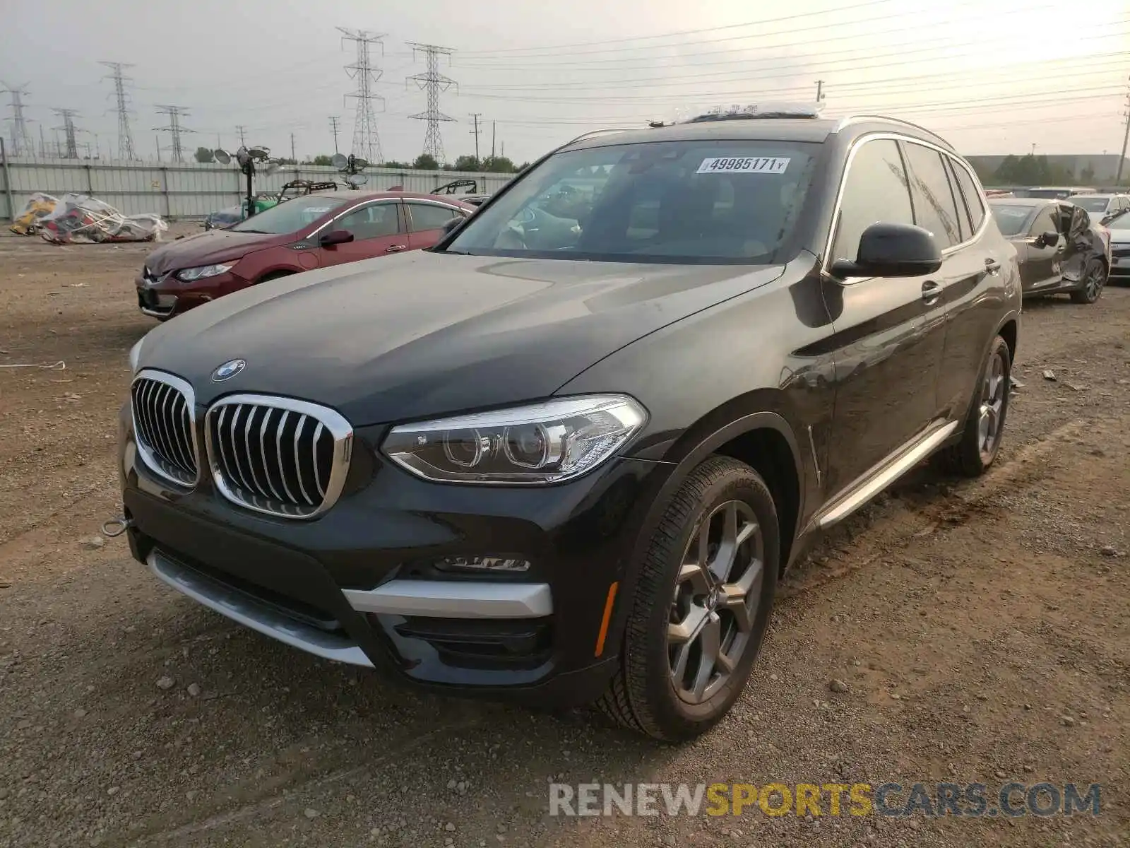 2 Photograph of a damaged car 5UXTY5C04M9G87369 BMW X3 2021