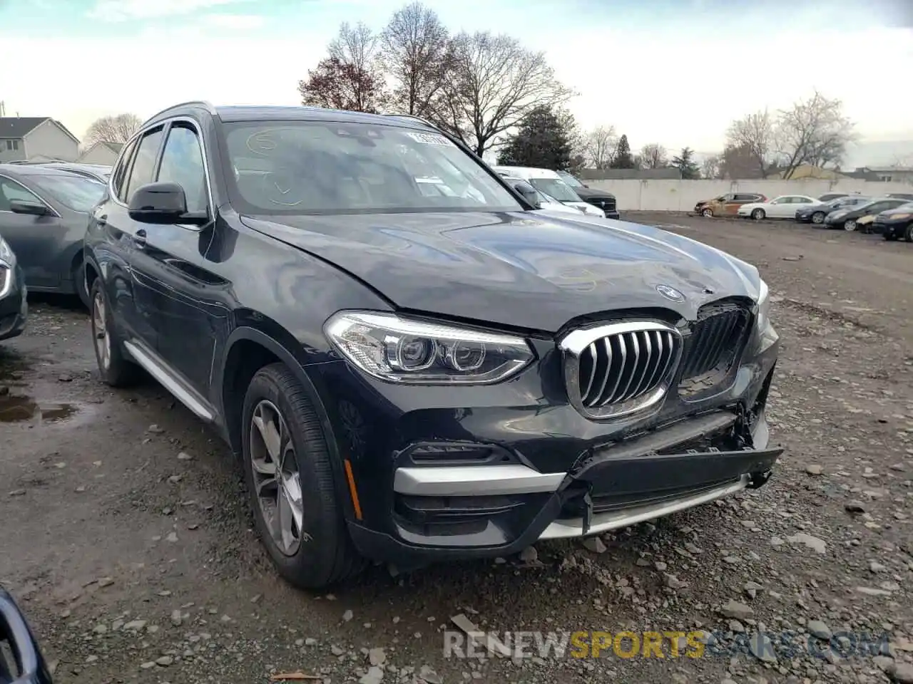 1 Photograph of a damaged car 5UXTY5C04M9H25294 BMW X3 2021