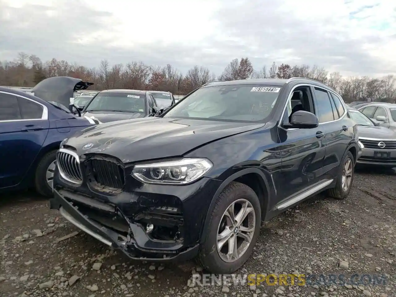 2 Photograph of a damaged car 5UXTY5C04M9H25294 BMW X3 2021