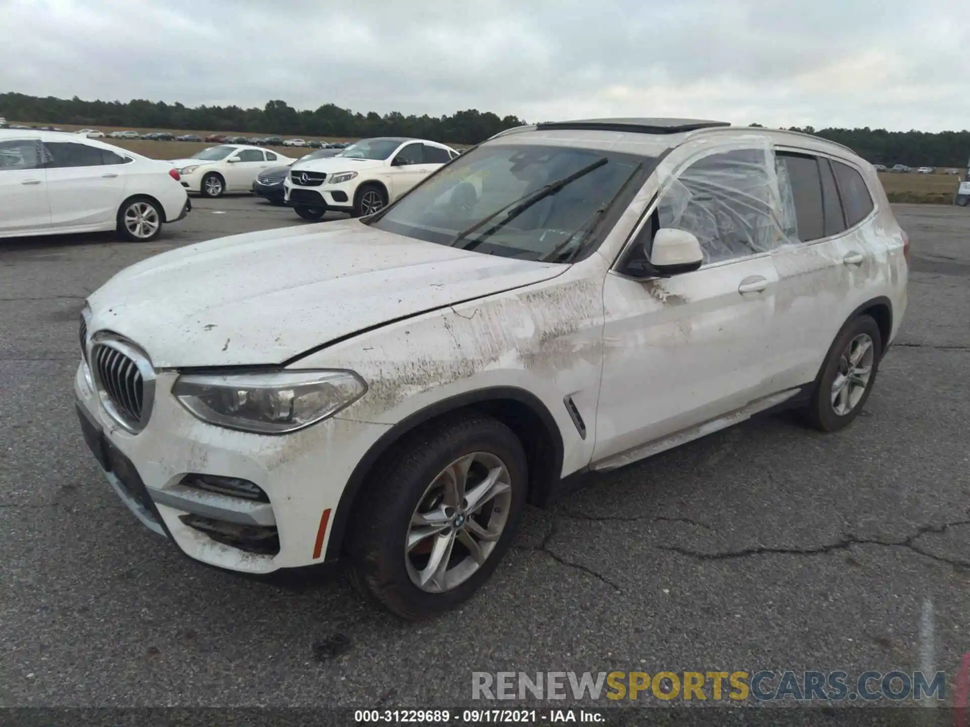 2 Photograph of a damaged car 5UXTY5C04M9H67366 BMW X3 2021