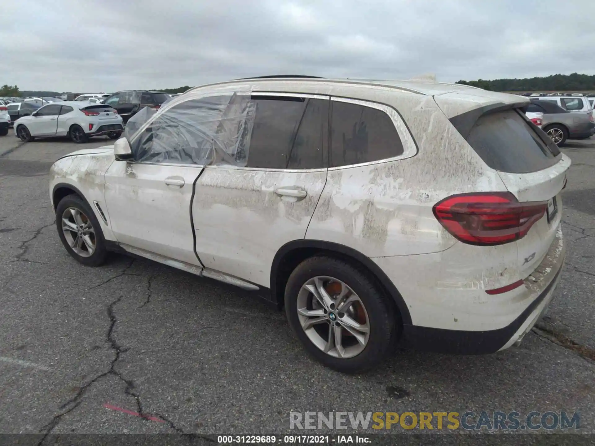 3 Photograph of a damaged car 5UXTY5C04M9H67366 BMW X3 2021