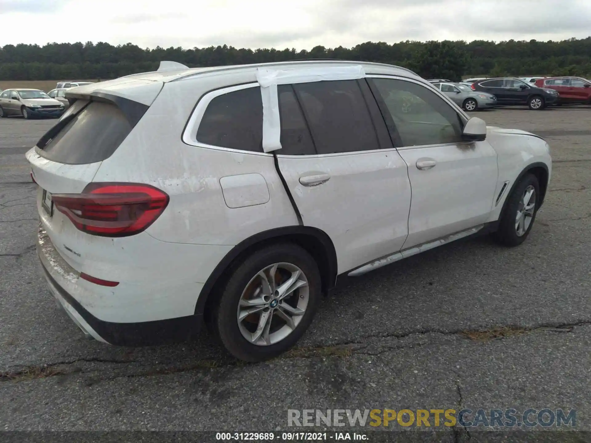 4 Photograph of a damaged car 5UXTY5C04M9H67366 BMW X3 2021