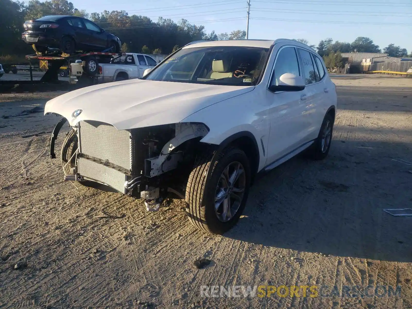 2 Photograph of a damaged car 5UXTY5C04M9H89285 BMW X3 2021