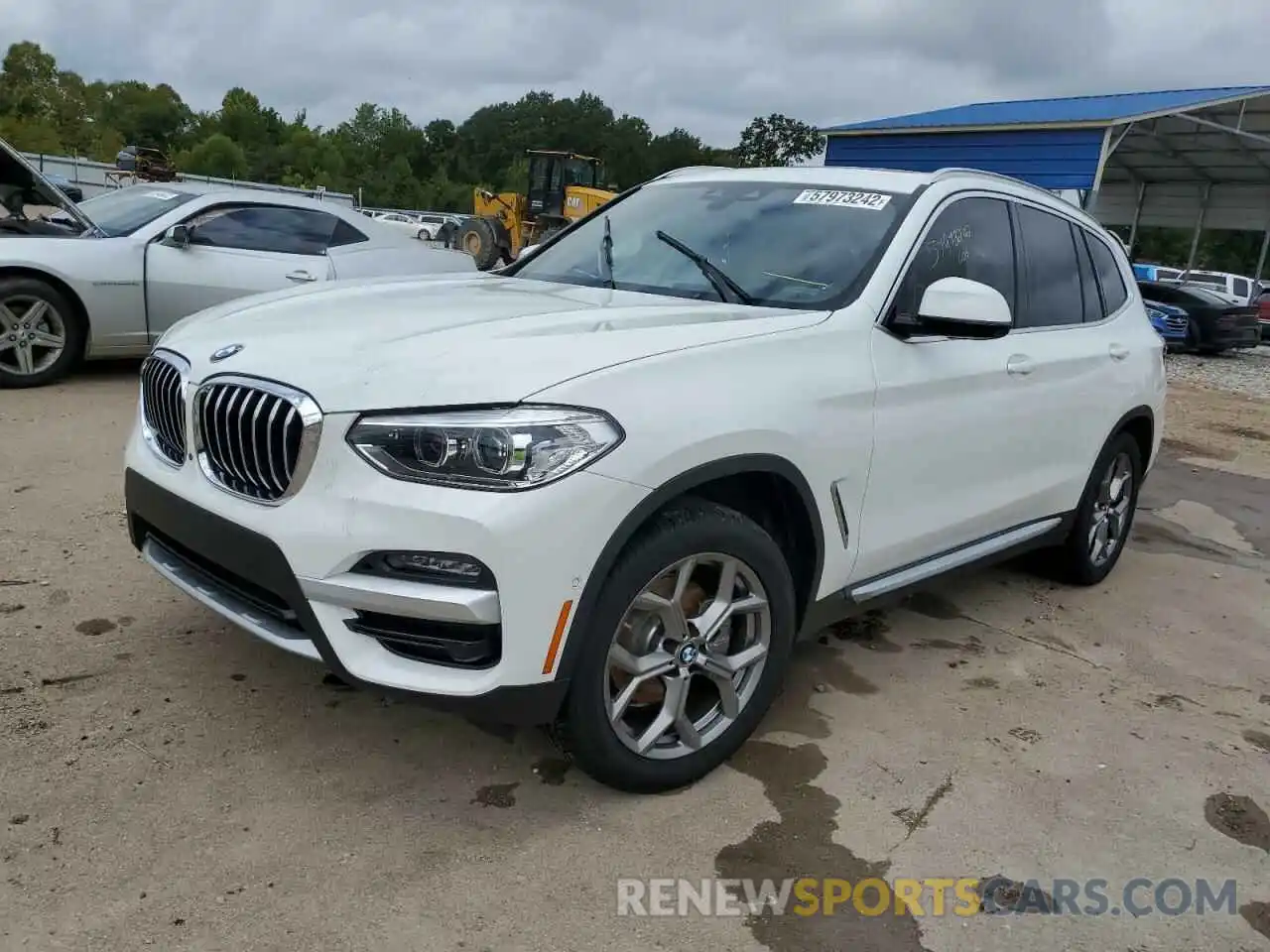 2 Photograph of a damaged car 5UXTY5C05M9D71432 BMW X3 2021