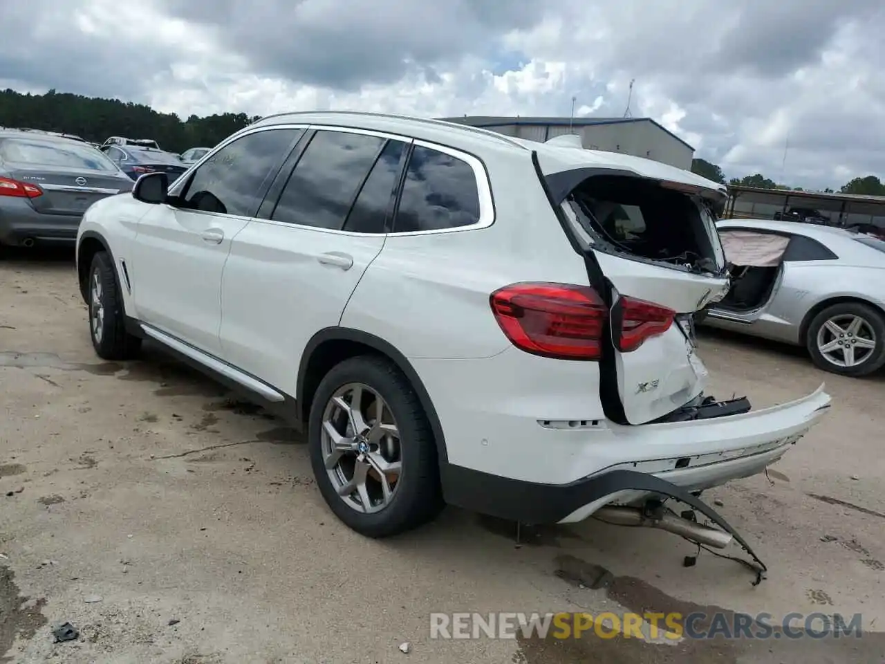 3 Photograph of a damaged car 5UXTY5C05M9D71432 BMW X3 2021