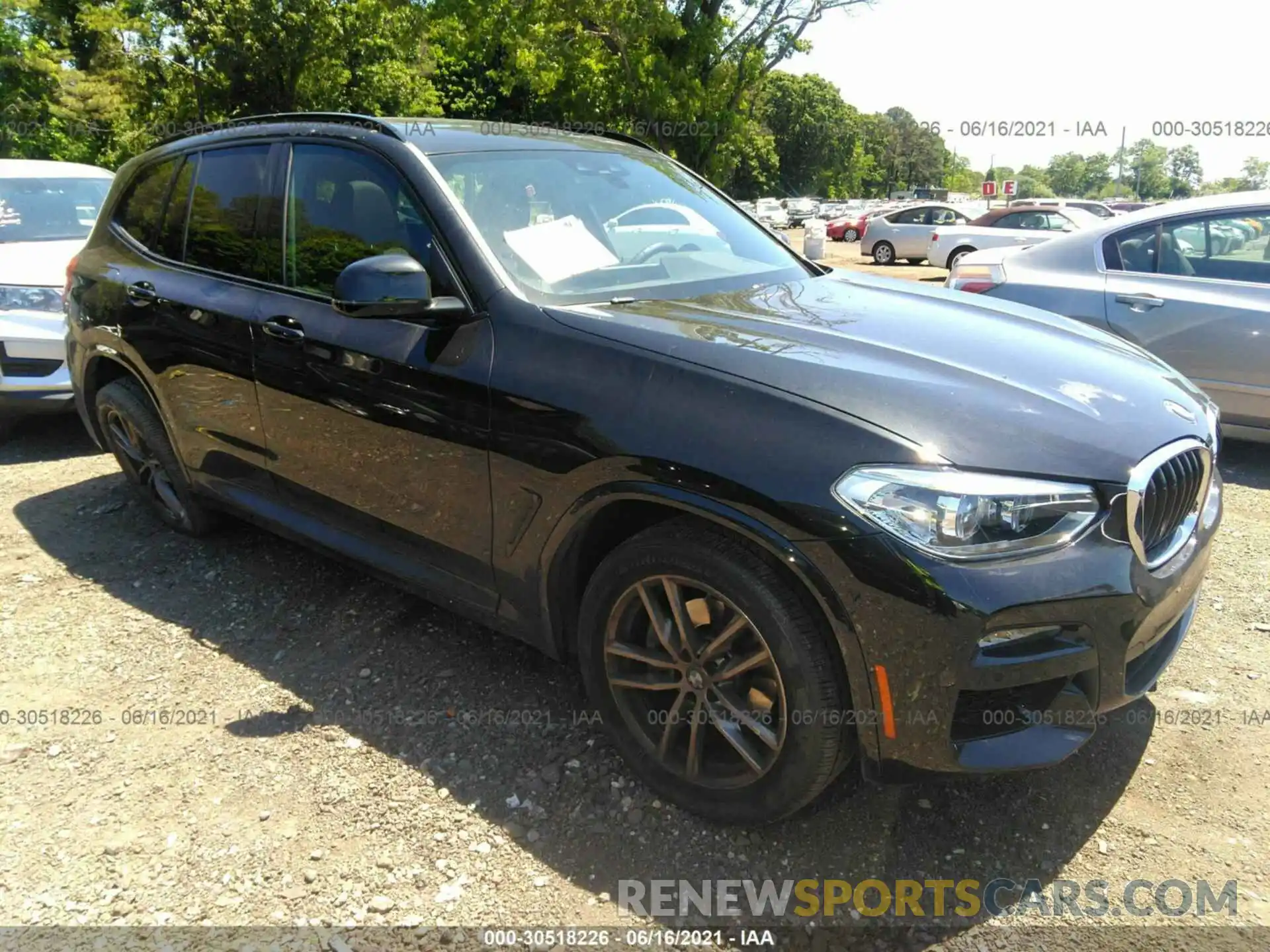 1 Photograph of a damaged car 5UXTY5C05M9D92071 BMW X3 2021