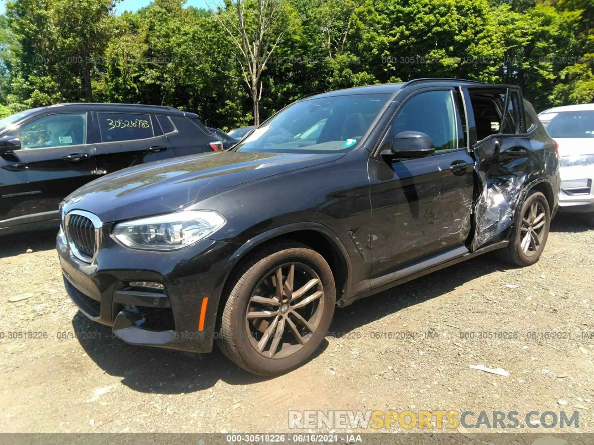 2 Фотография поврежденного автомобиля 5UXTY5C05M9D92071 BMW X3 2021