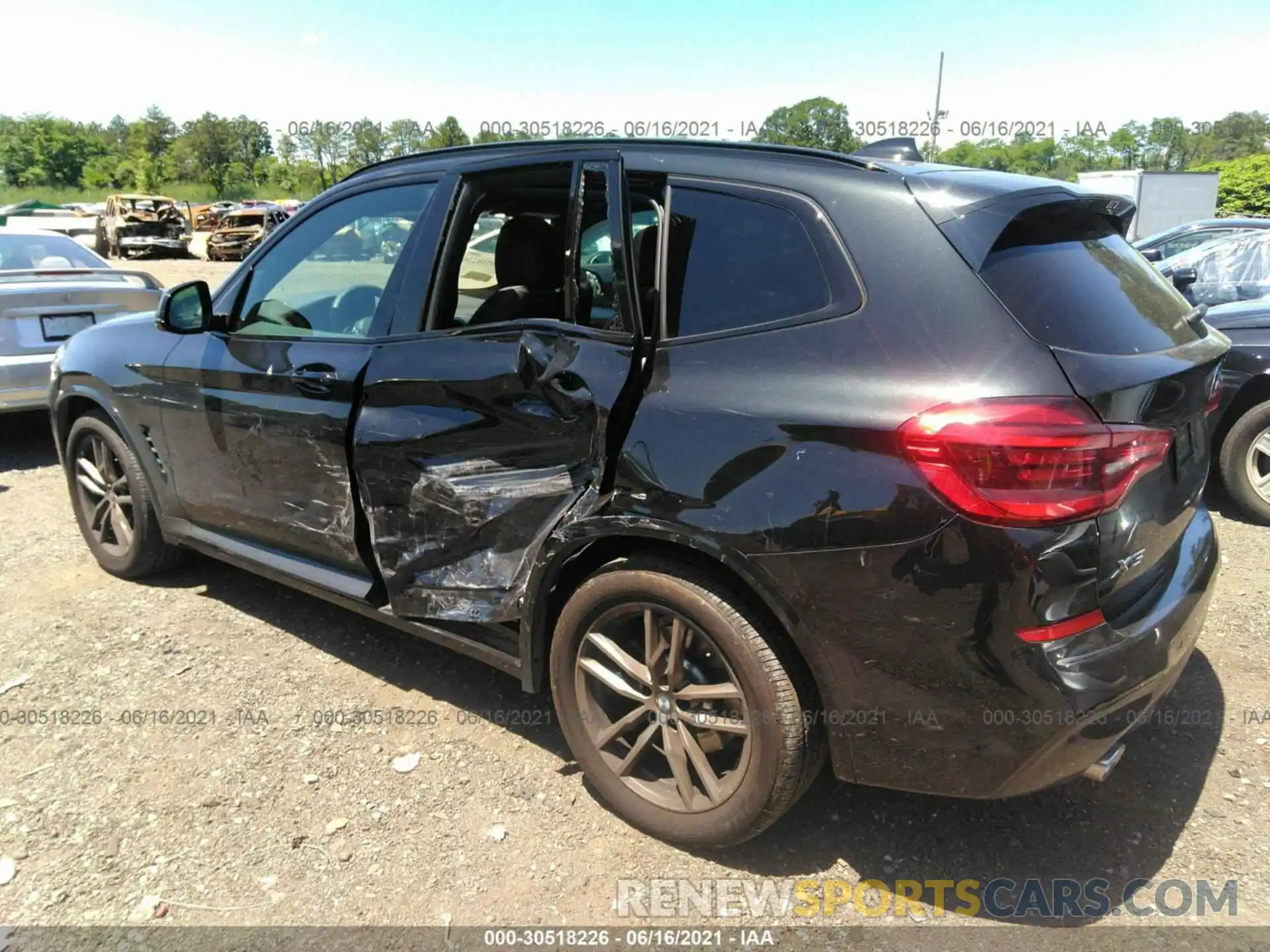 6 Photograph of a damaged car 5UXTY5C05M9D92071 BMW X3 2021