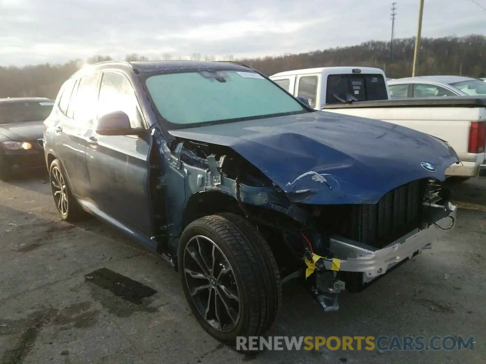 1 Фотография поврежденного автомобиля 5UXTY5C05M9E11041 BMW X3 2021