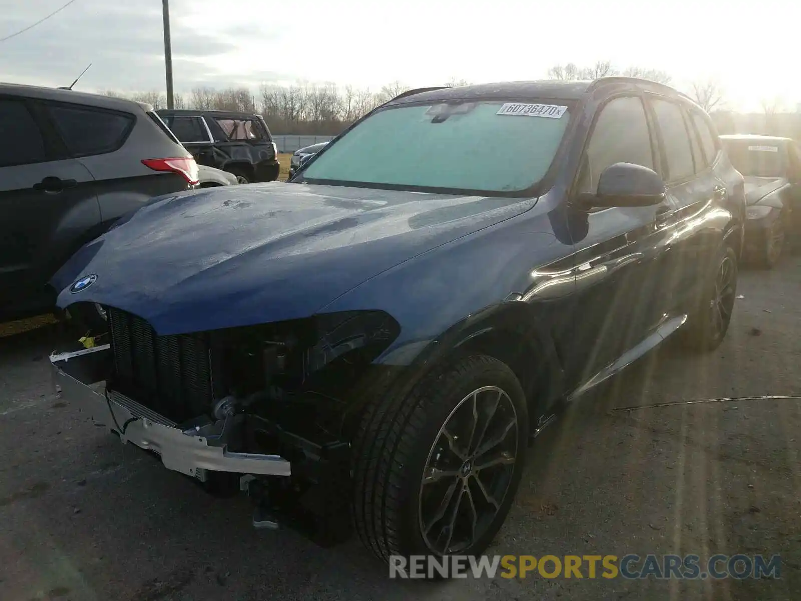 2 Photograph of a damaged car 5UXTY5C05M9E11041 BMW X3 2021