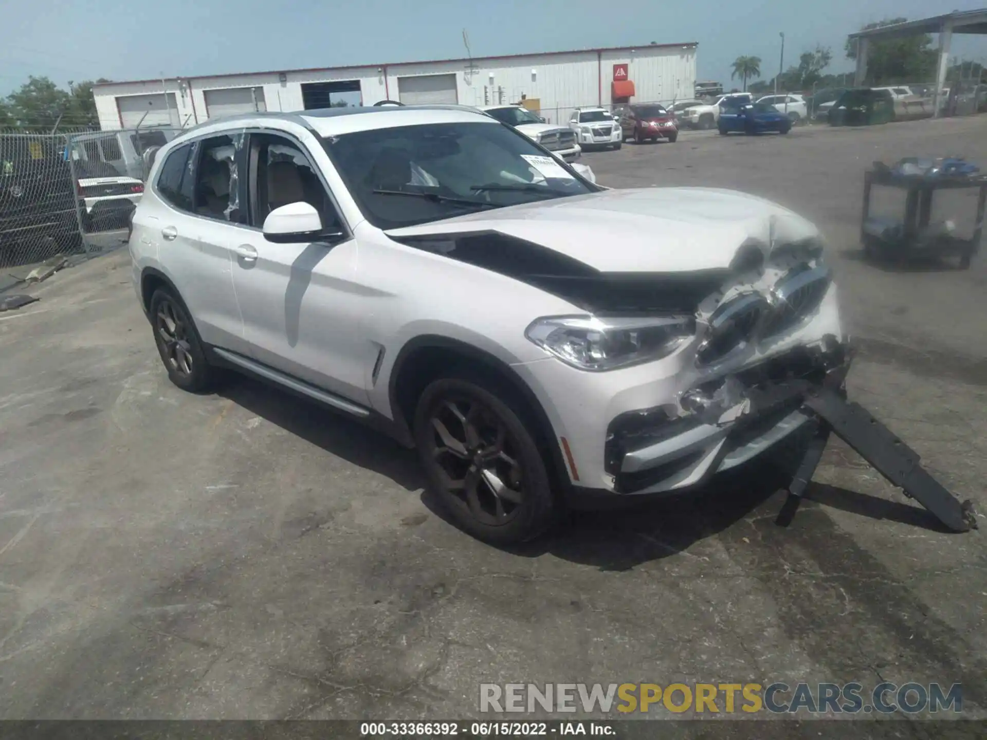 1 Photograph of a damaged car 5UXTY5C05M9E13291 BMW X3 2021