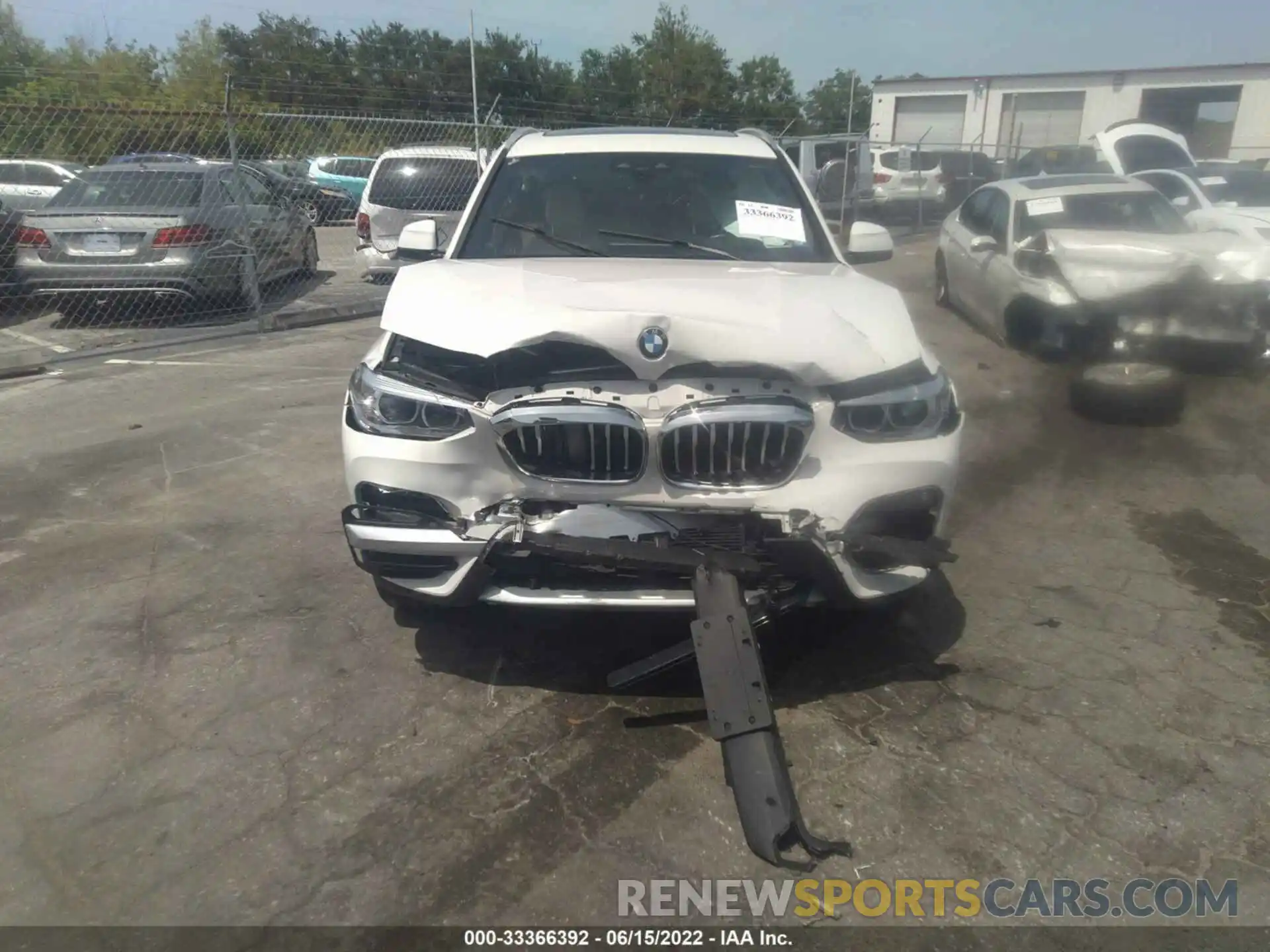 6 Photograph of a damaged car 5UXTY5C05M9E13291 BMW X3 2021