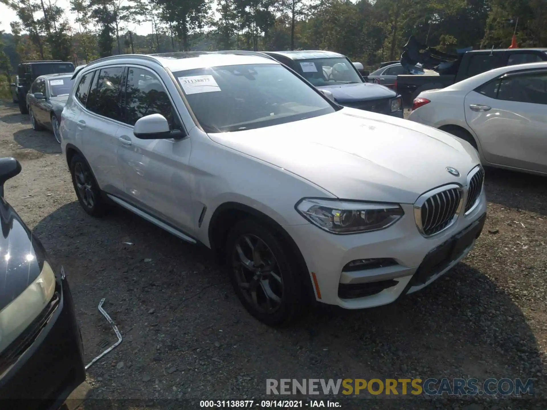 1 Photograph of a damaged car 5UXTY5C05M9E32973 BMW X3 2021