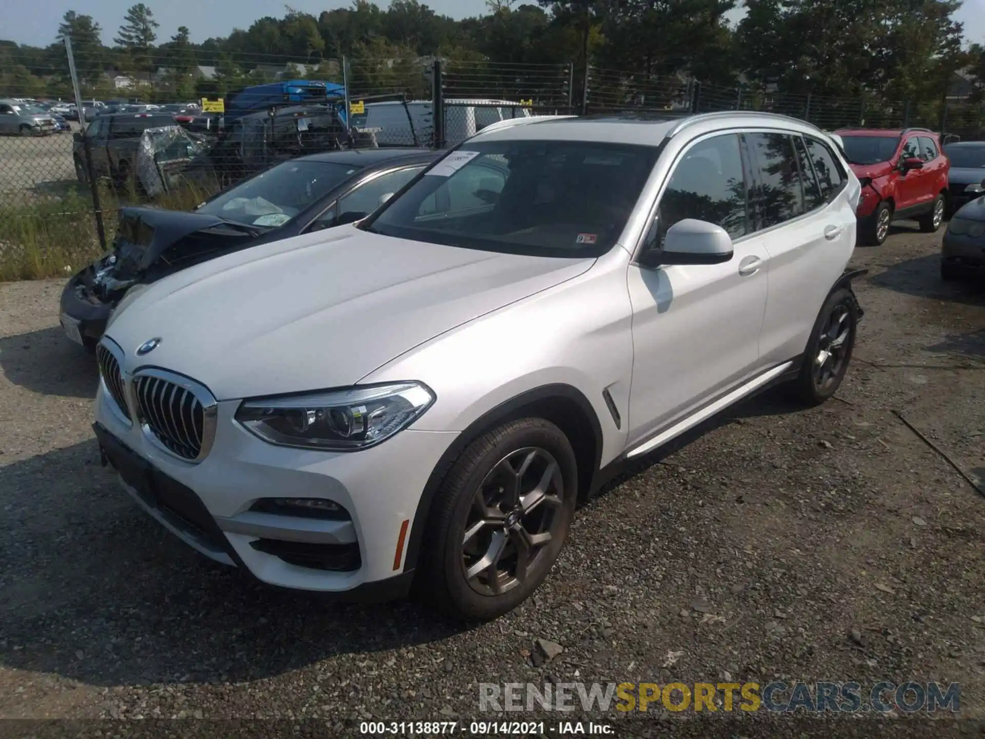 2 Photograph of a damaged car 5UXTY5C05M9E32973 BMW X3 2021