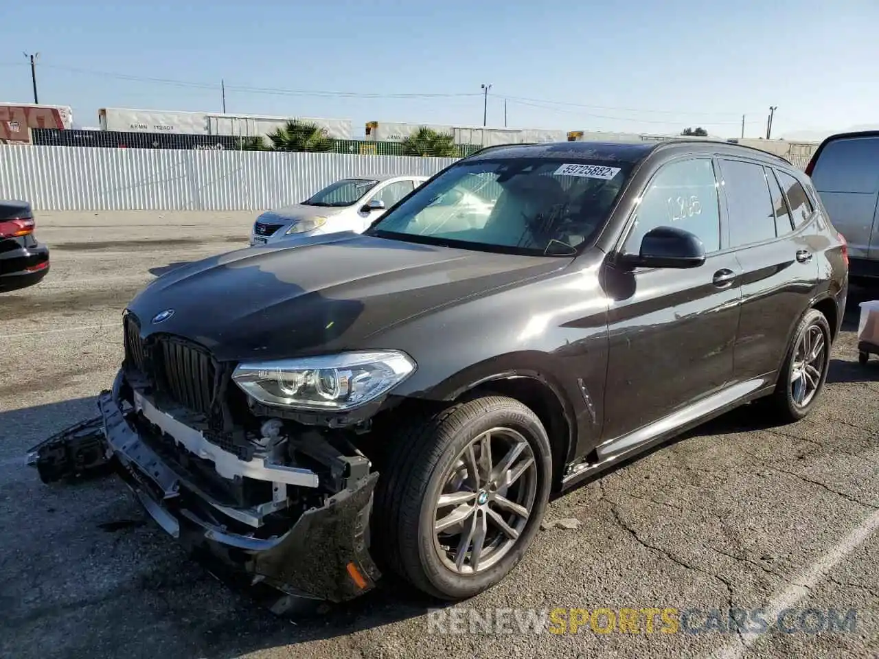 2 Photograph of a damaged car 5UXTY5C05M9E34223 BMW X3 2021