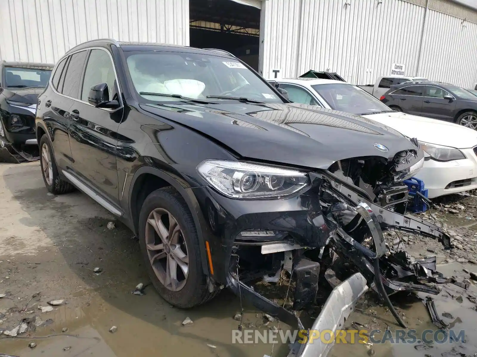 1 Photograph of a damaged car 5UXTY5C05M9F18204 BMW X3 2021