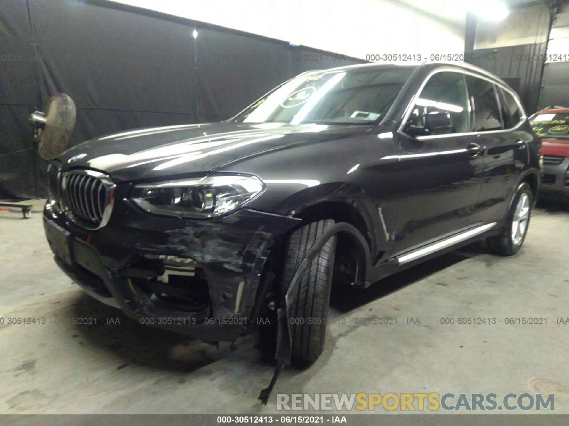 2 Фотография поврежденного автомобиля 5UXTY5C05M9F50215 BMW X3 2021