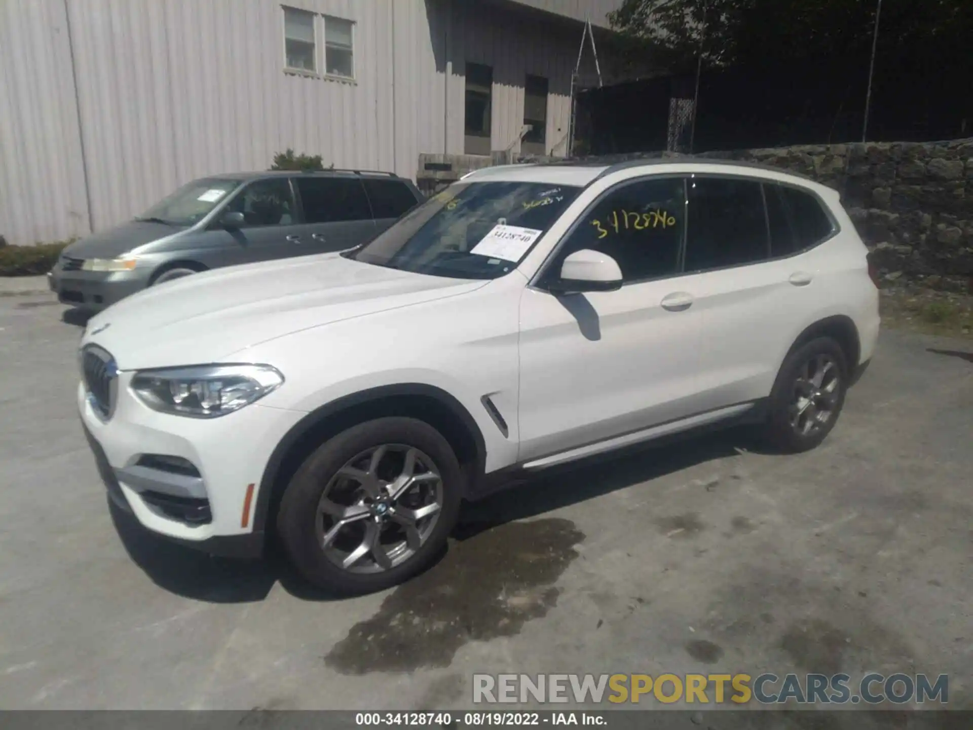 2 Photograph of a damaged car 5UXTY5C05M9F59335 BMW X3 2021