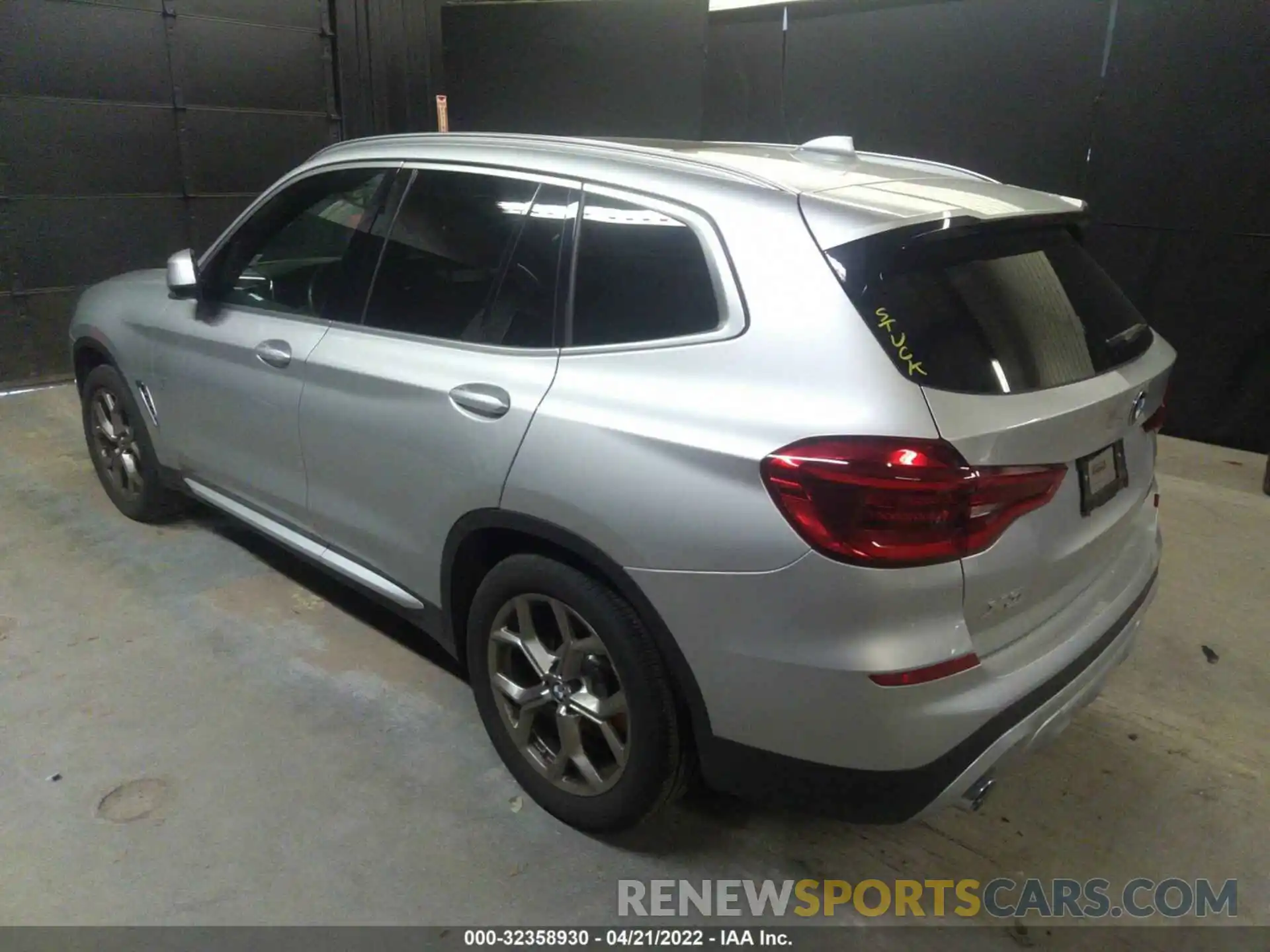 3 Фотография поврежденного автомобиля 5UXTY5C05M9F95820 BMW X3 2021