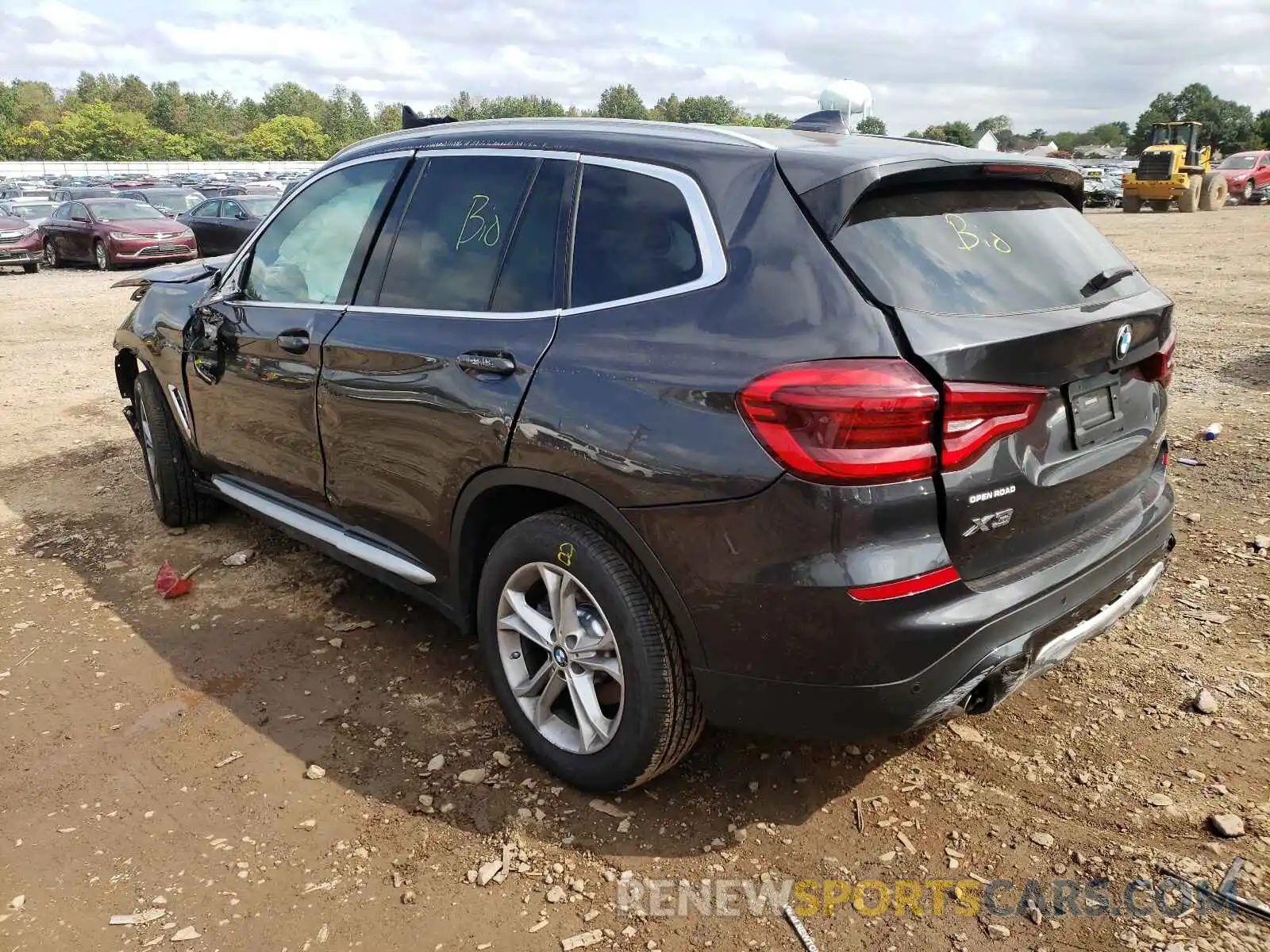 3 Photograph of a damaged car 5UXTY5C05M9G94363 BMW X3 2021