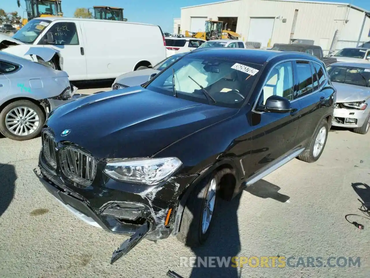 2 Photograph of a damaged car 5UXTY5C05M9H28902 BMW X3 2021