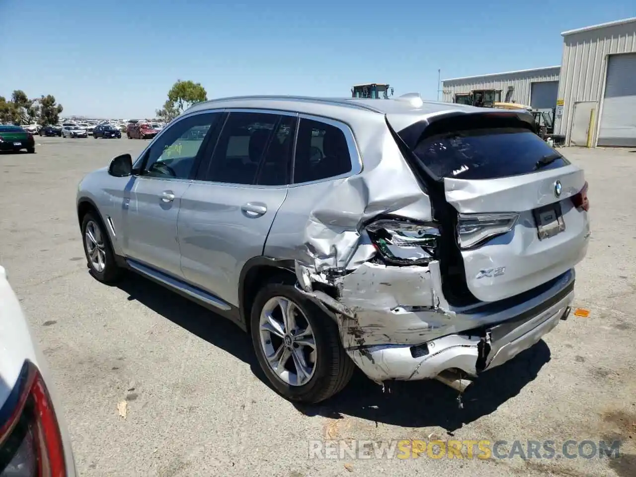 3 Photograph of a damaged car 5UXTY5C05M9H30228 BMW X3 2021