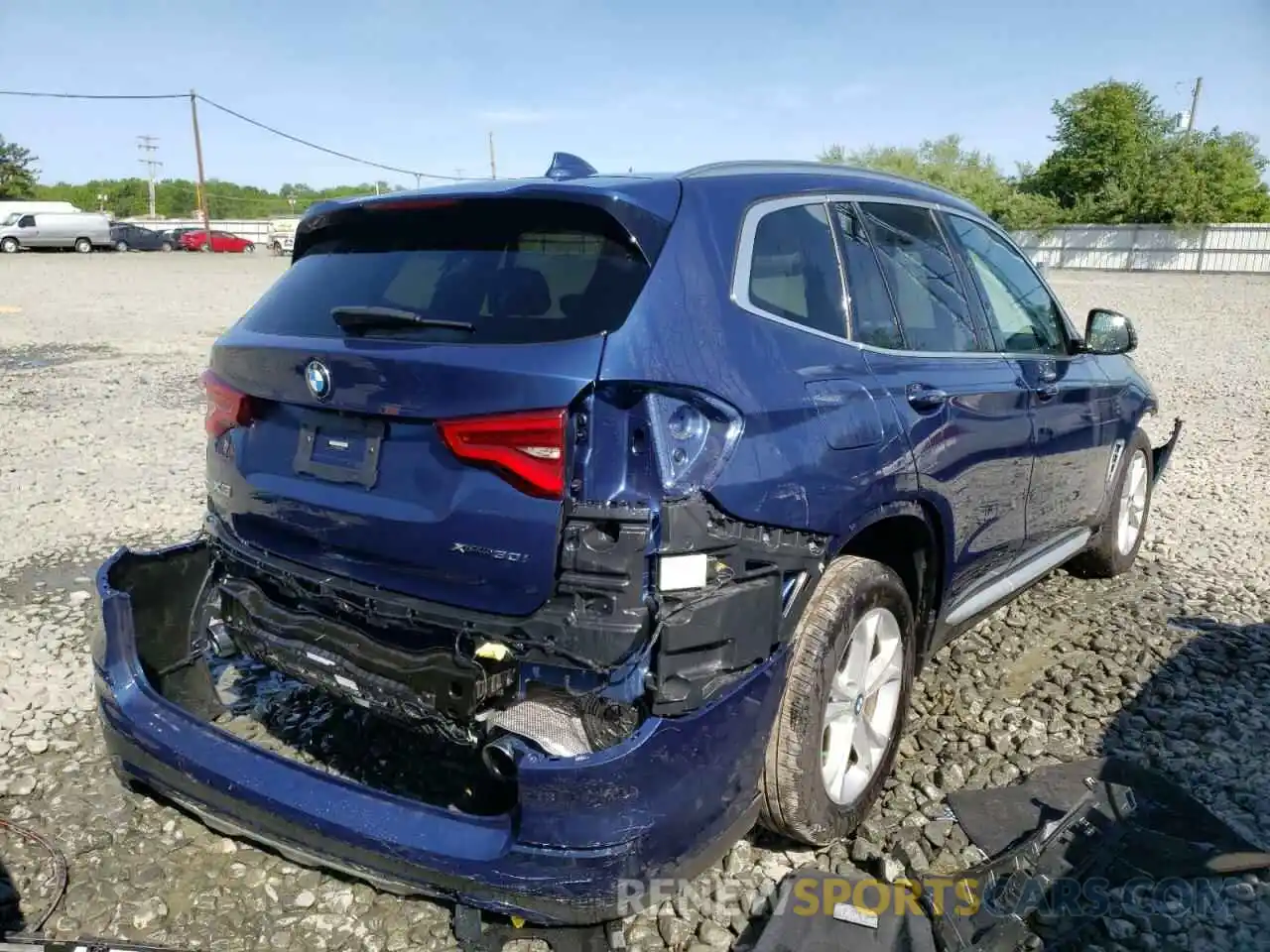 4 Photograph of a damaged car 5UXTY5C05M9H57543 BMW X3 2021