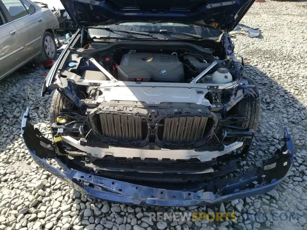 7 Photograph of a damaged car 5UXTY5C05M9H57543 BMW X3 2021