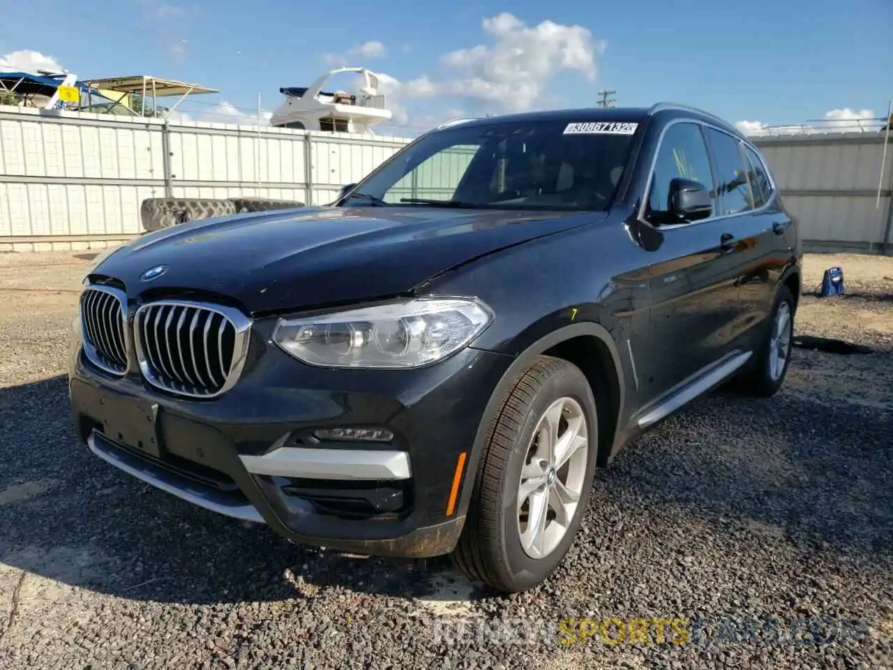 2 Photograph of a damaged car 5UXTY5C05M9H75864 BMW X3 2021