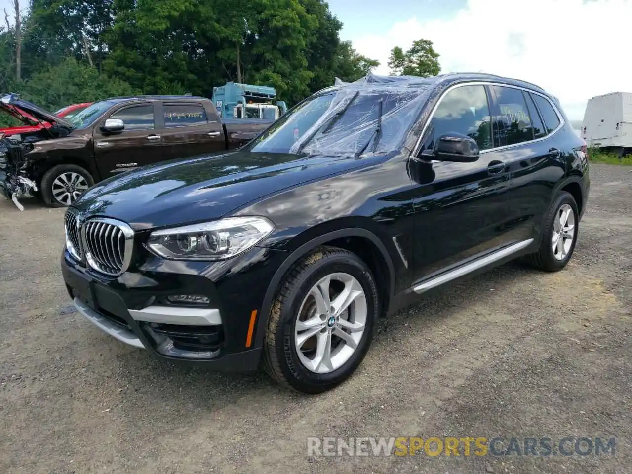 2 Photograph of a damaged car 5UXTY5C05M9H89215 BMW X3 2021