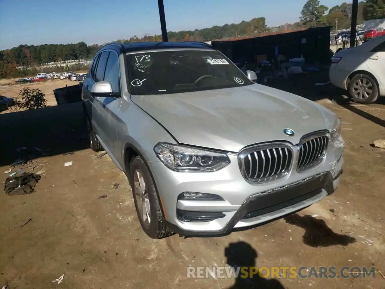 1 Photograph of a damaged car 5UXTY5C05M9H96715 BMW X3 2021