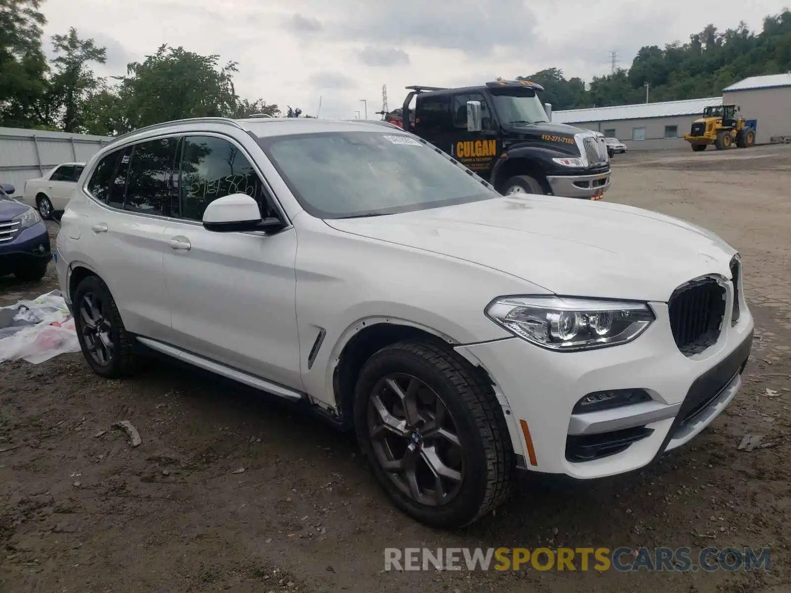 1 Photograph of a damaged car 5UXTY5C06M9E20234 BMW X3 2021