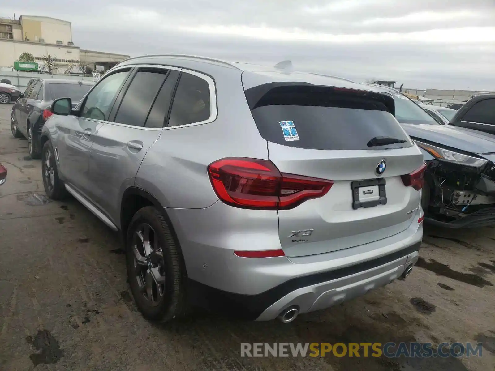 3 Фотография поврежденного автомобиля 5UXTY5C06M9E54898 BMW X3 2021