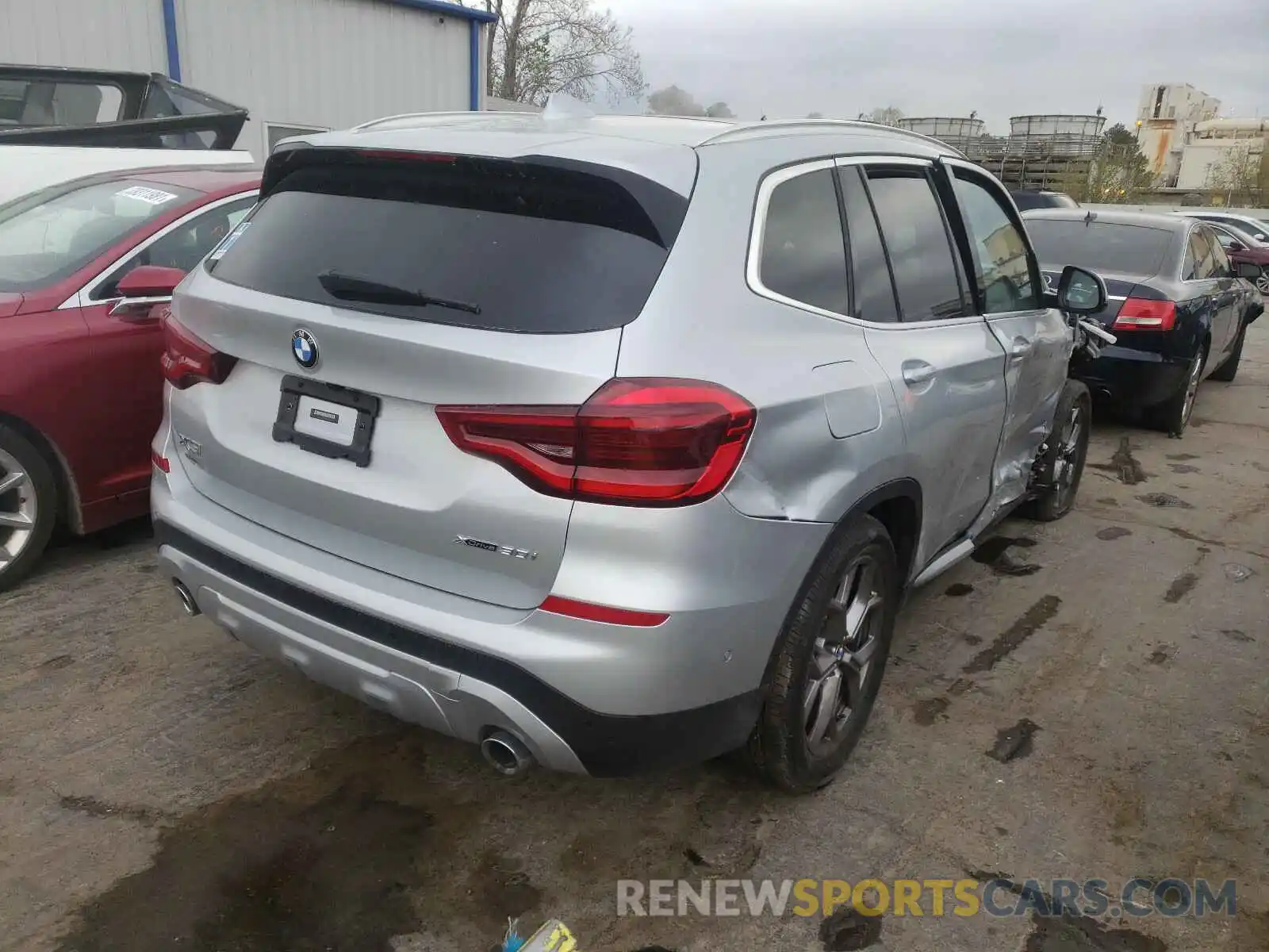 4 Фотография поврежденного автомобиля 5UXTY5C06M9E54898 BMW X3 2021