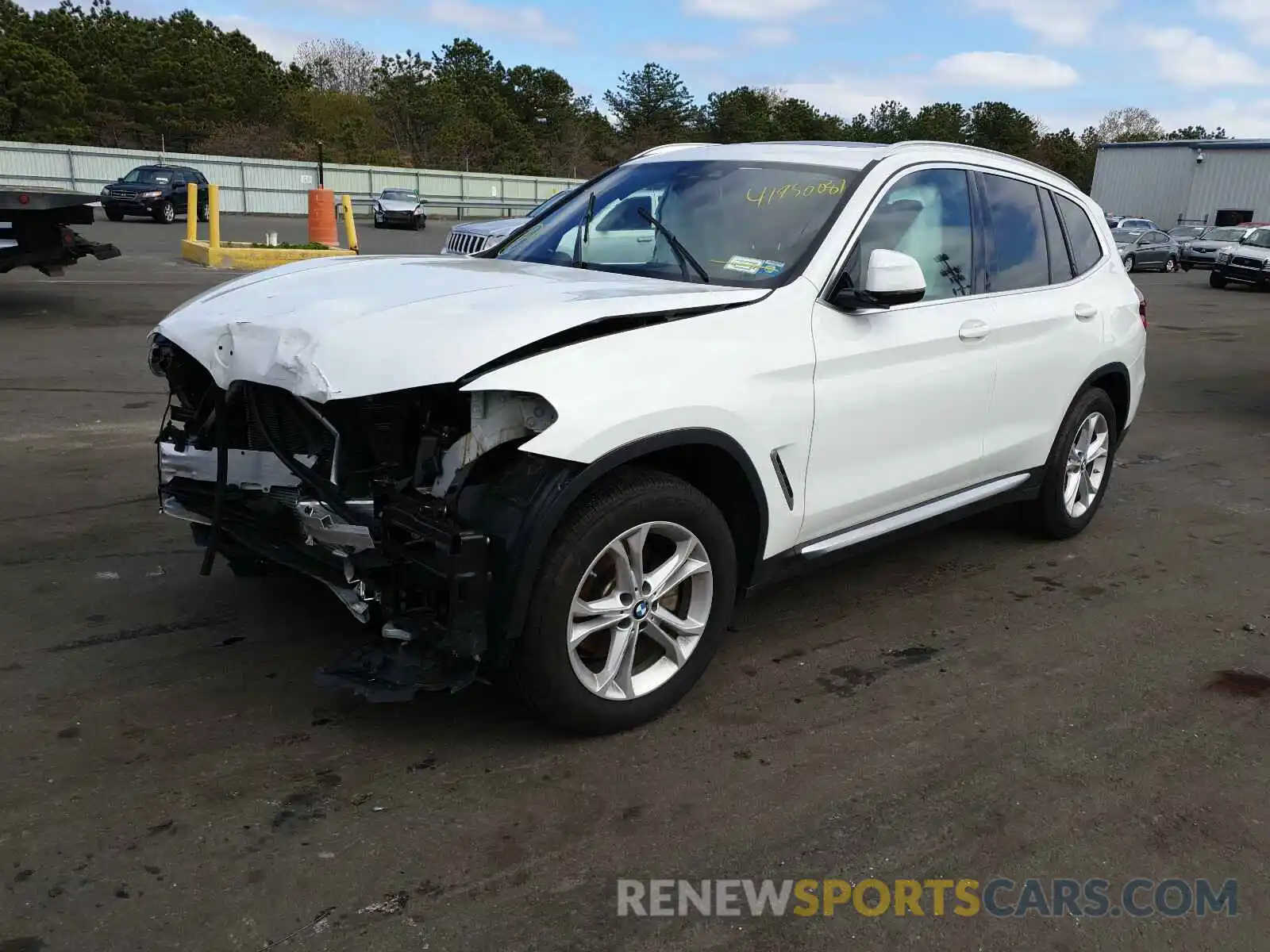 2 Photograph of a damaged car 5UXTY5C06M9E77209 BMW X3 2021