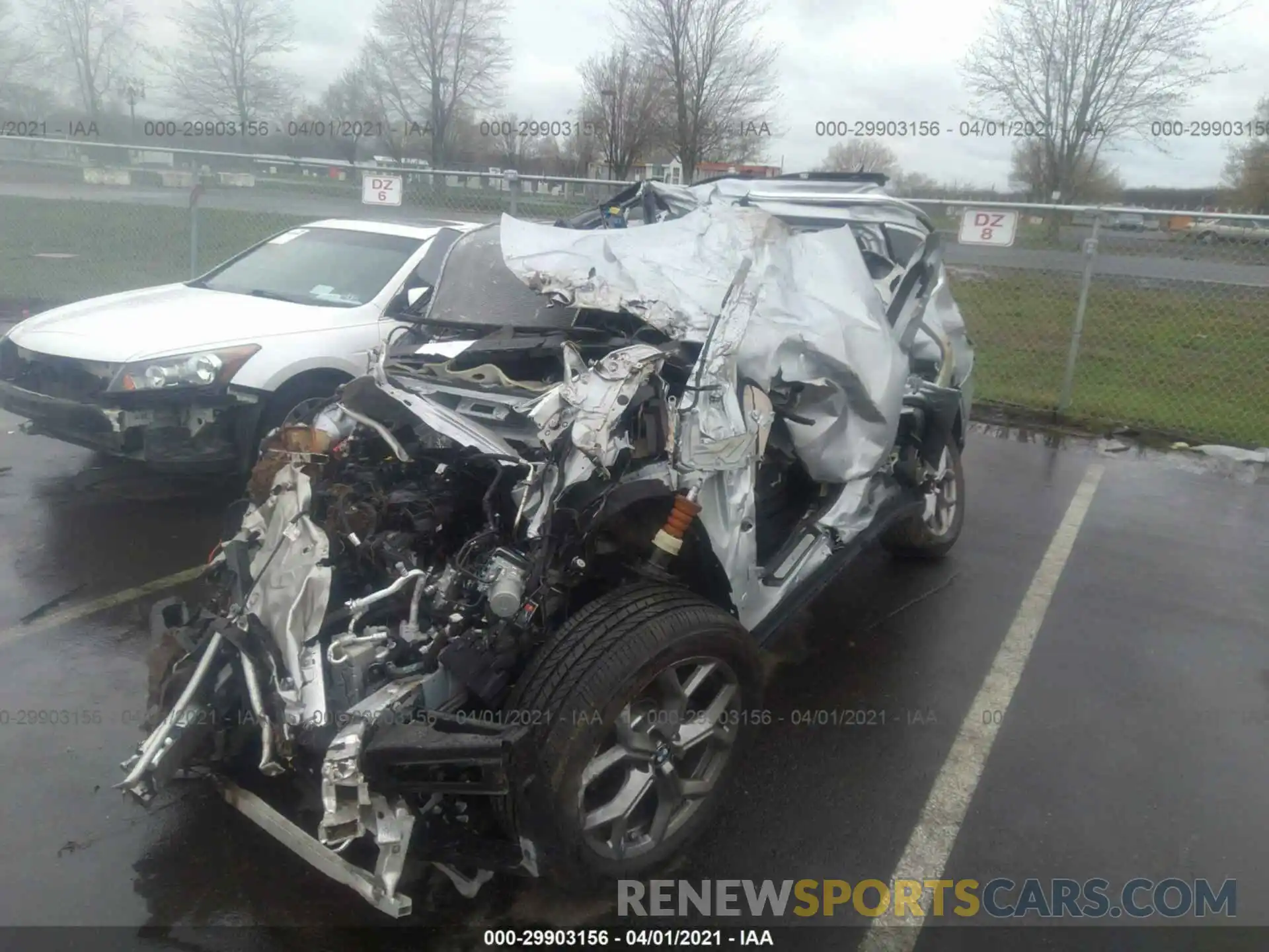 6 Фотография поврежденного автомобиля 5UXTY5C06M9E85021 BMW X3 2021