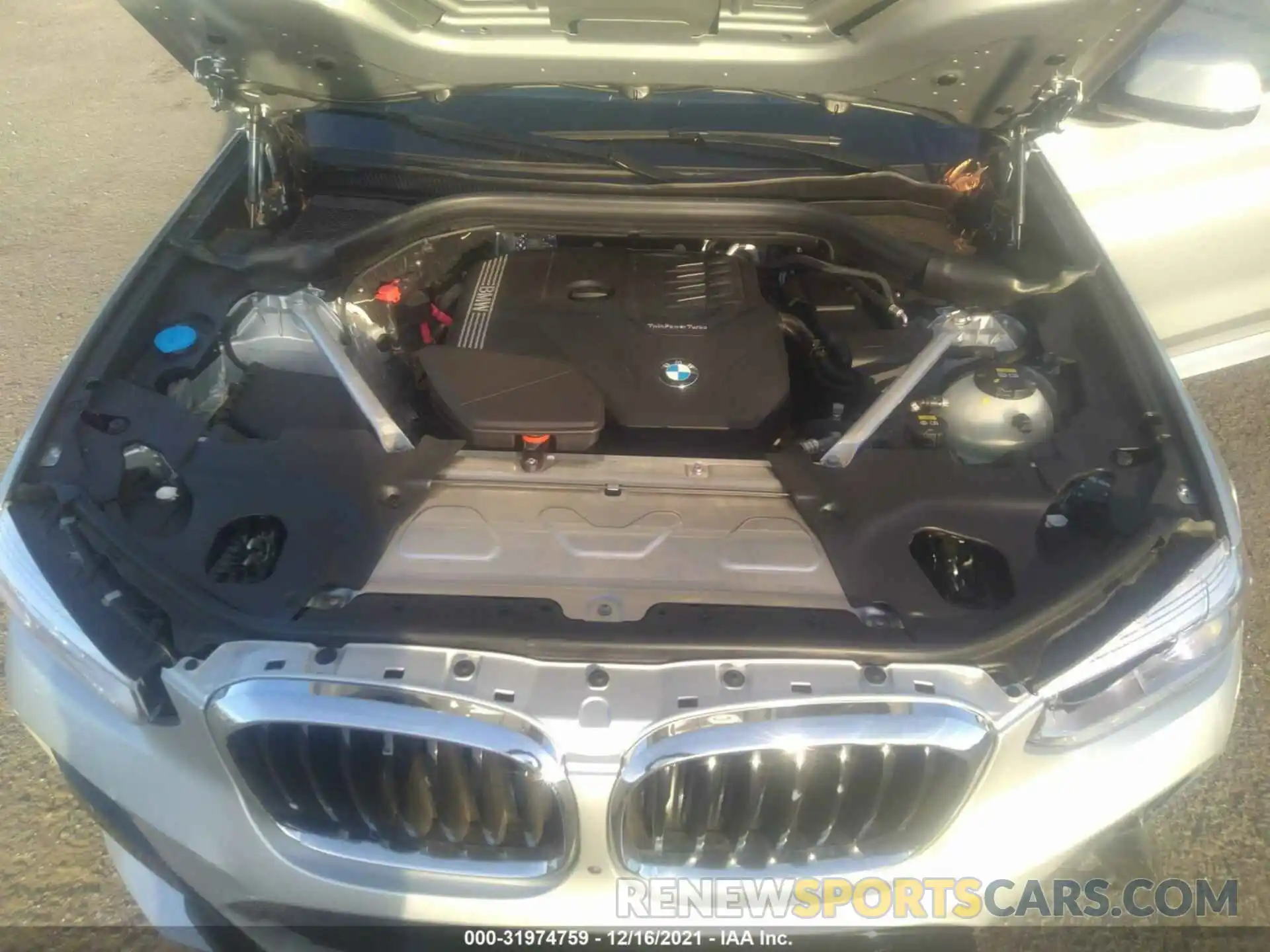 10 Фотография поврежденного автомобиля 5UXTY5C06M9E90509 BMW X3 2021