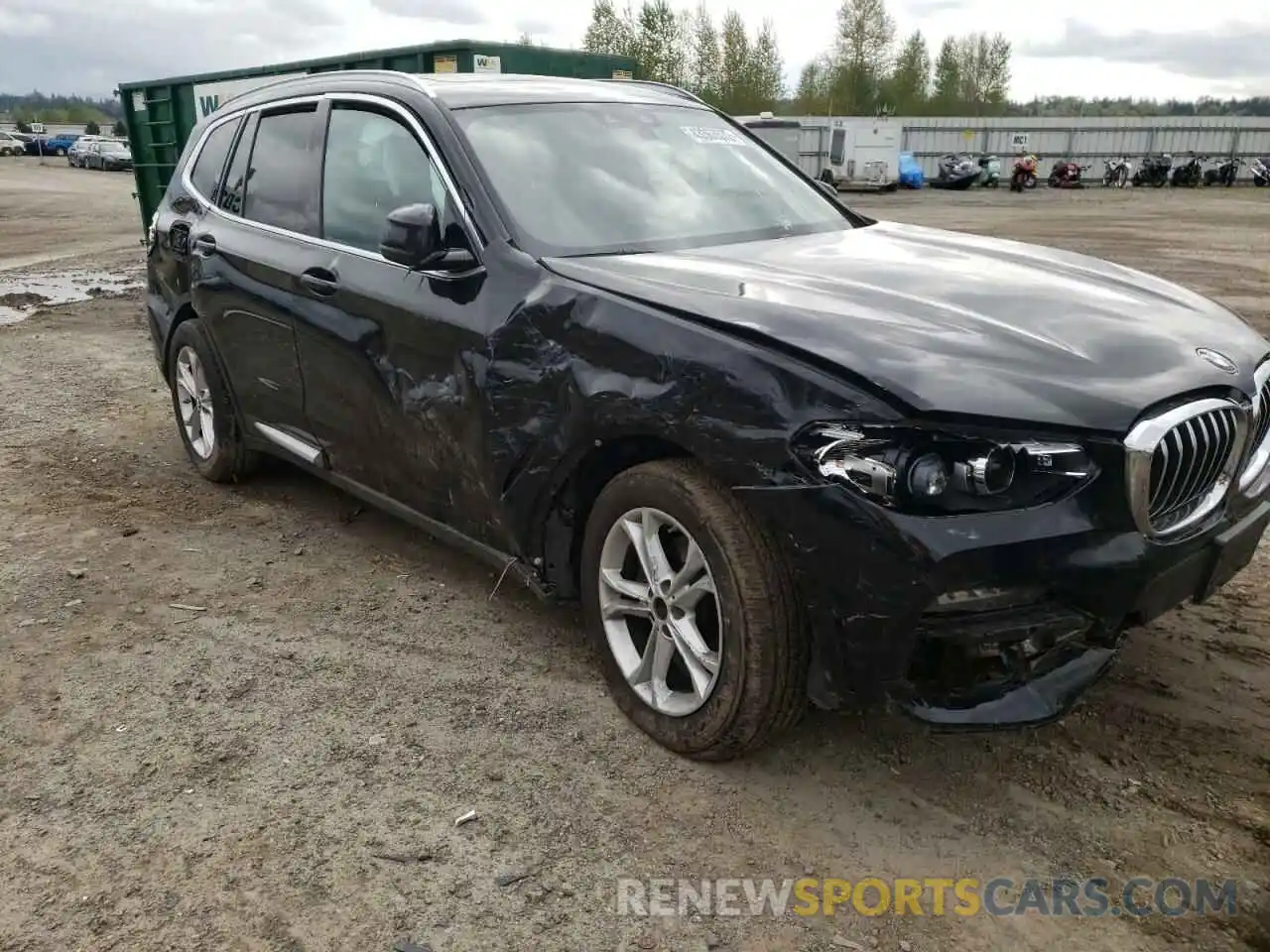 9 Photograph of a damaged car 5UXTY5C06M9F05154 BMW X3 2021