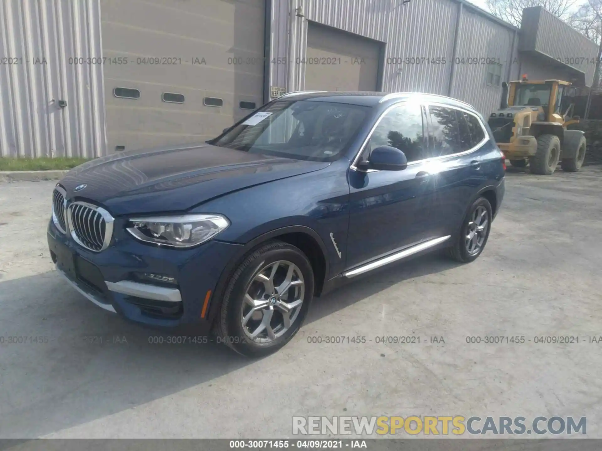 2 Photograph of a damaged car 5UXTY5C06M9F11553 BMW X3 2021