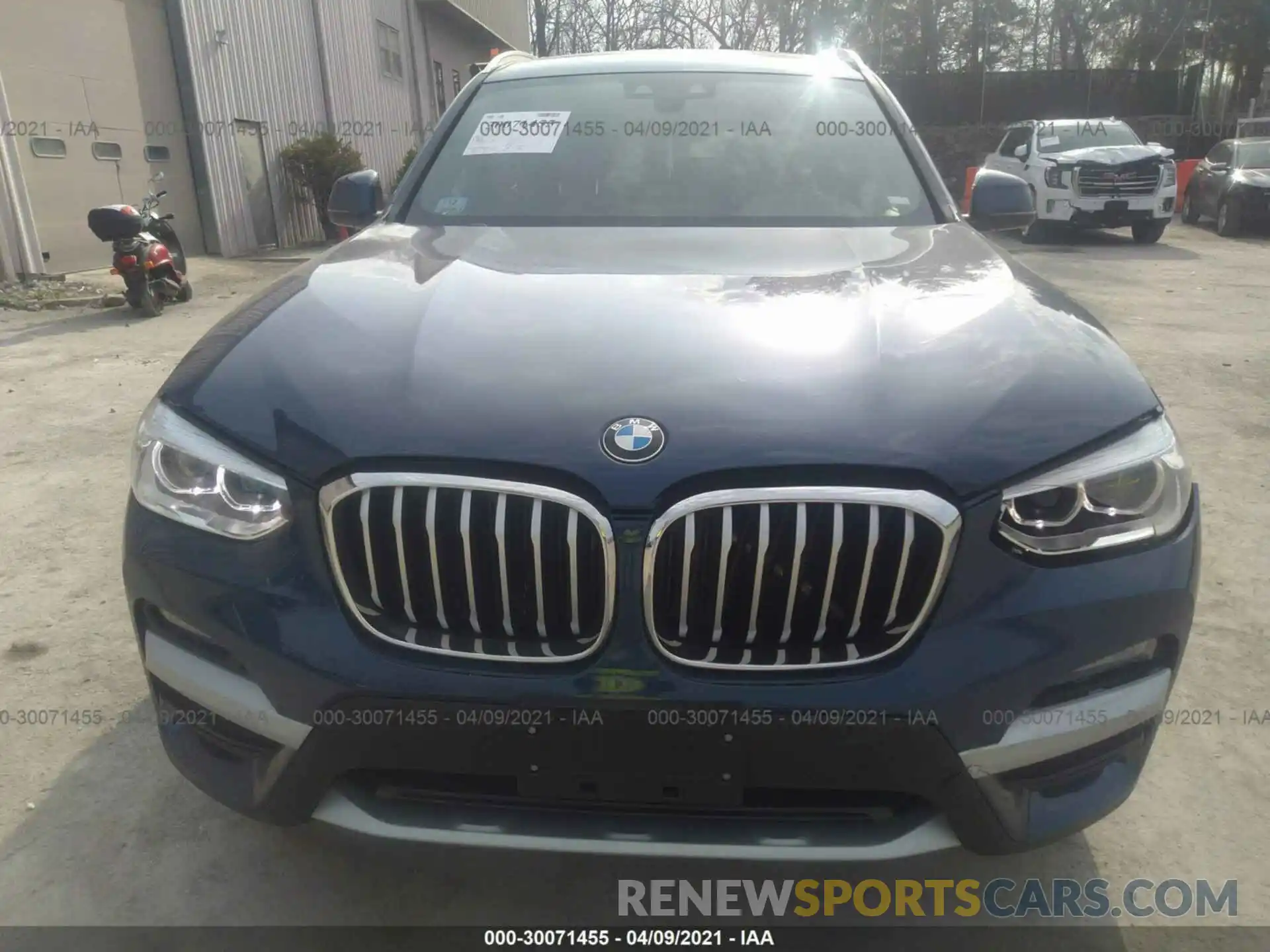 6 Фотография поврежденного автомобиля 5UXTY5C06M9F11553 BMW X3 2021