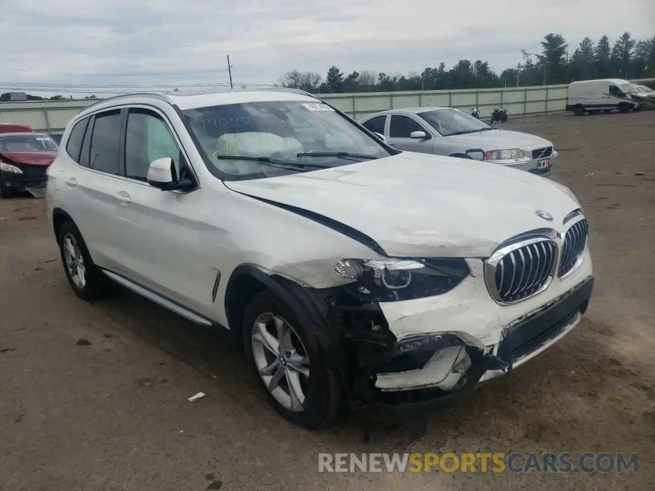 1 Photograph of a damaged car 5UXTY5C06M9F13478 BMW X3 2021