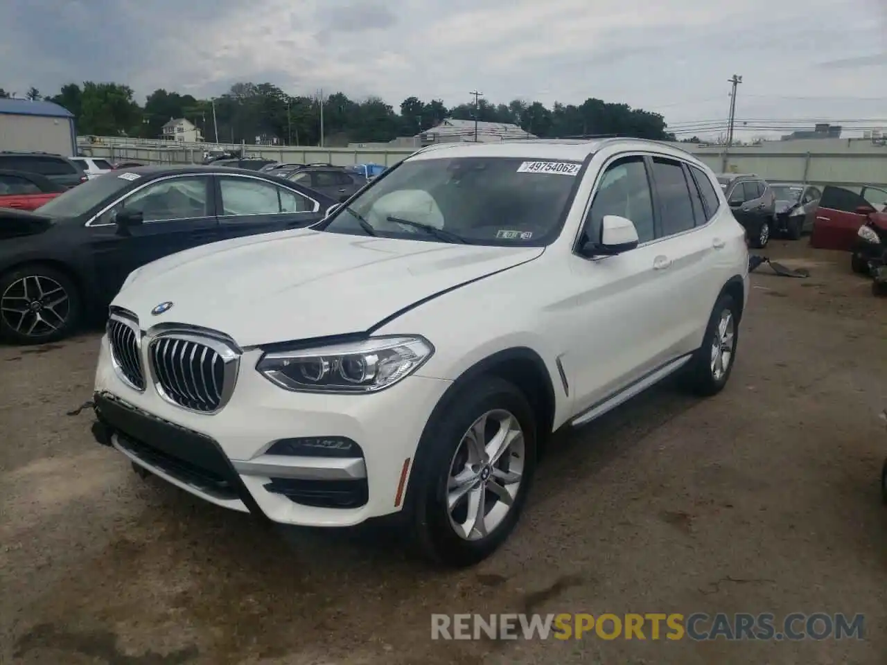 2 Фотография поврежденного автомобиля 5UXTY5C06M9F13478 BMW X3 2021